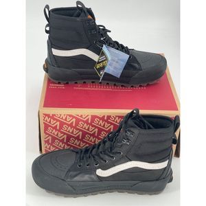 Vans Sneaker Boots Sk8 Hi Gore-Tex Black Bryan Iguchi Men's Size 7 Women 8.5 New